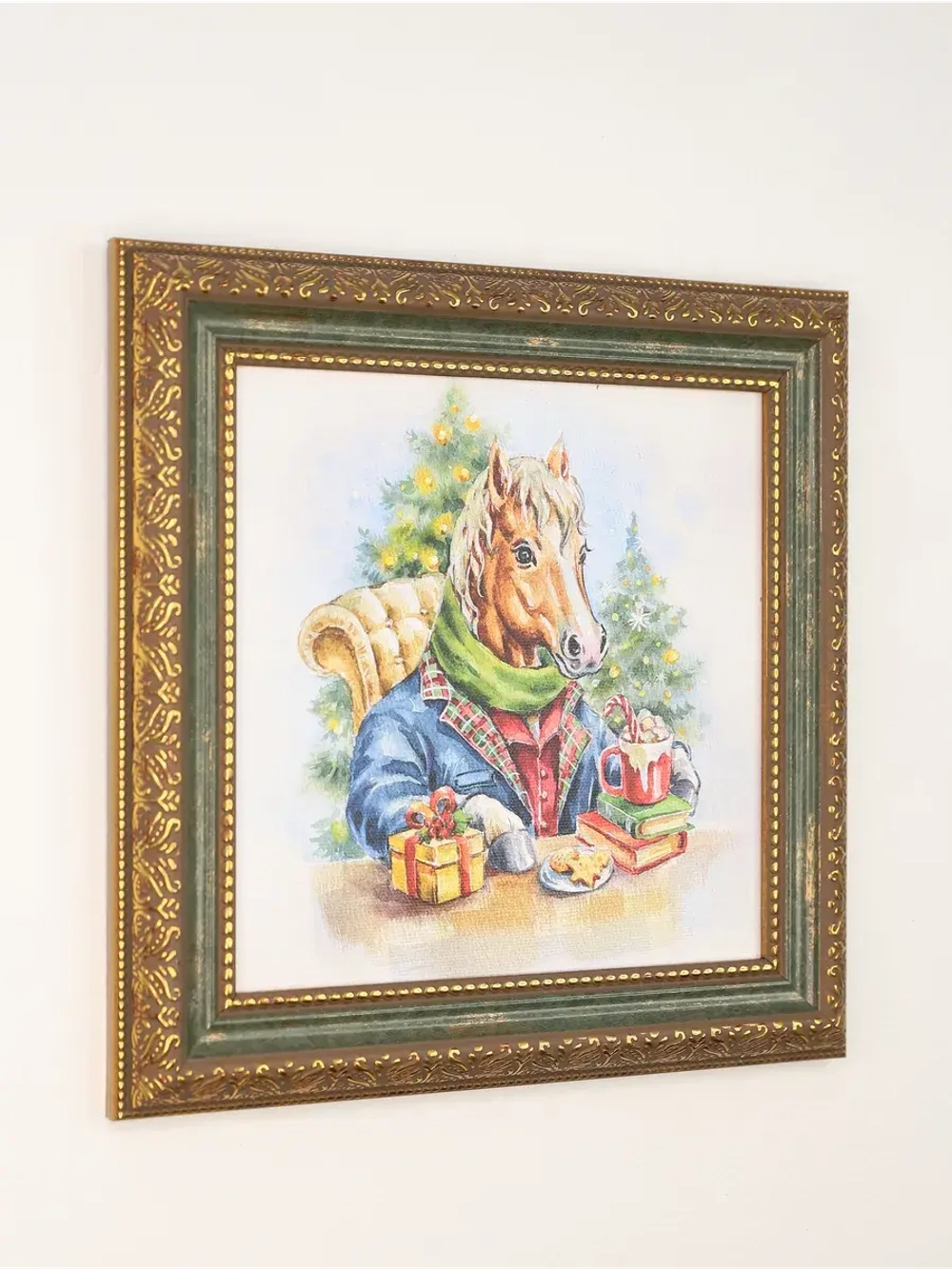 Набор из двух картин "Лошадь - символ 2026 года"