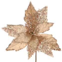 GAEM Цветок искусственный "Пуансеттия", L33 W33 H47 см, 3в.