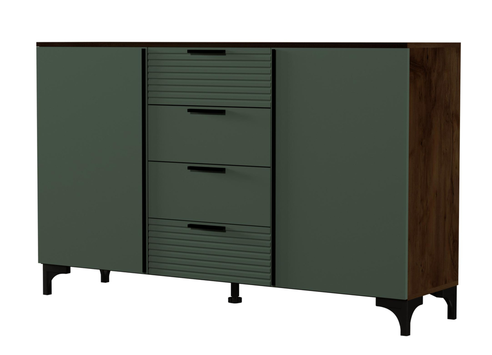 Брента - Комод - 4 ящика, 2 двери