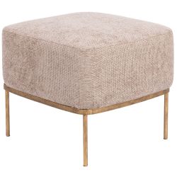 Банкетка Monstera Deliciosa (Монстера) Квадро Бежевый Амбер