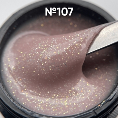 Опция Гель моделирующий с блестками 107, 15 мл