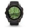 Умные часы Garmin Fenix 8, 51 мм, AMOLED, Sapphire угольно-серый DLC, пепельно-черный силиконовый ремешок
