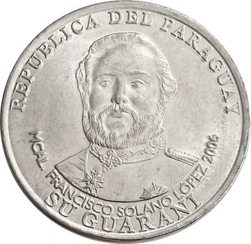 1 000 гуарани 2006 Парагвай