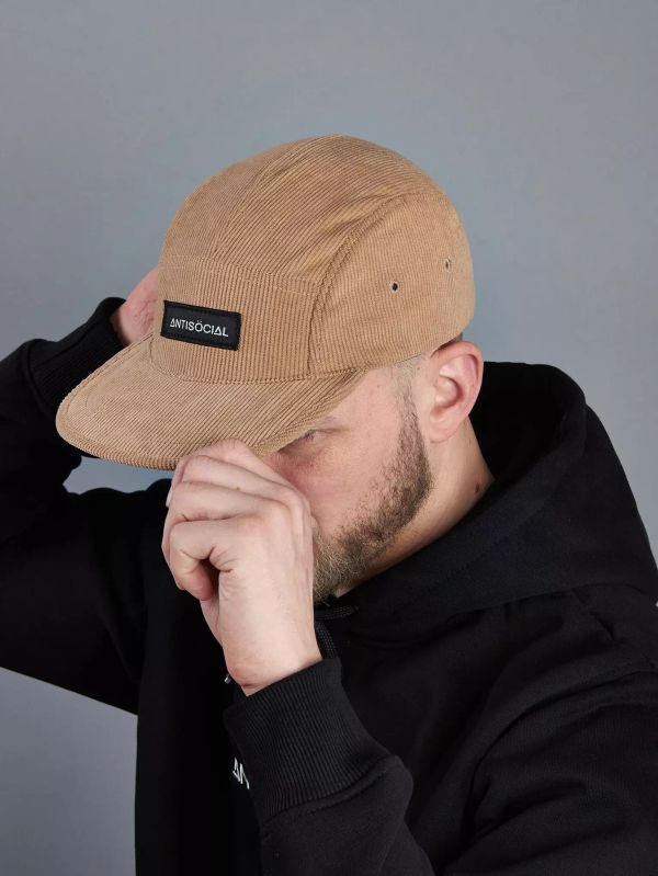 Кепка 5 panel Velvet Бежевая - фото 5