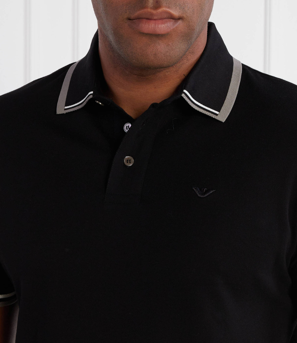 Поло Emporio Armani - черный(6R1F82 1JTKZ)