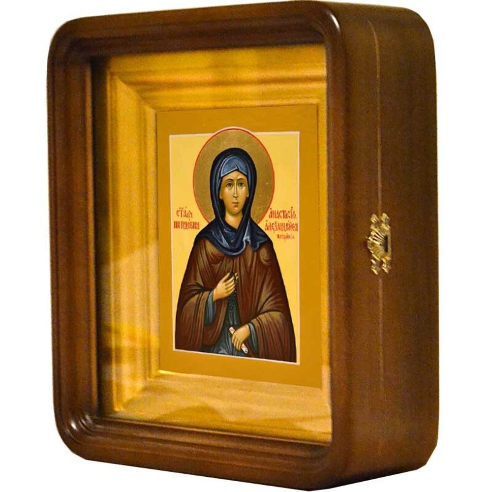 Святая праведная Анастасия. Рукописная икона.