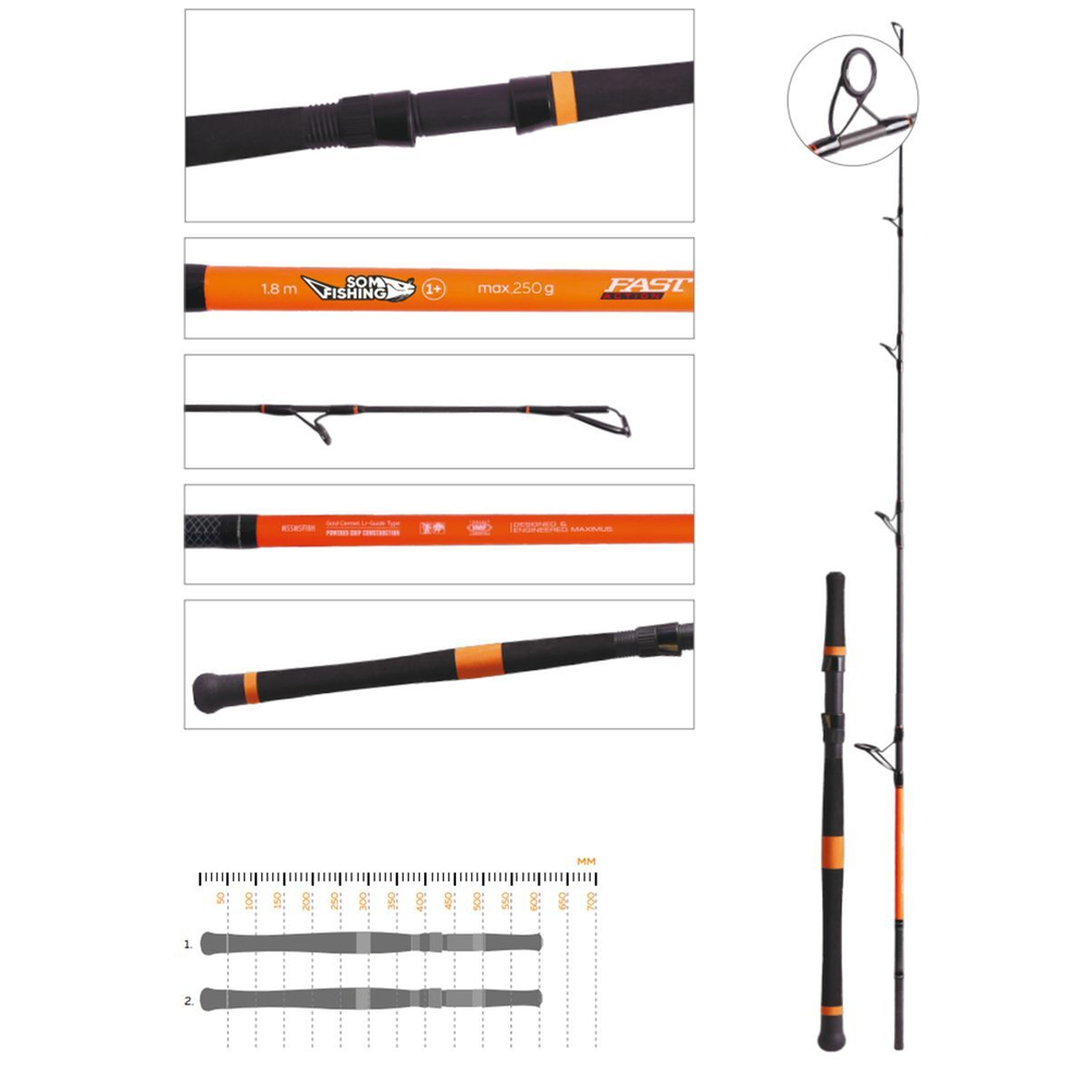 Спиннинг Maximus SOM FISHING 17H 1,7m 250g