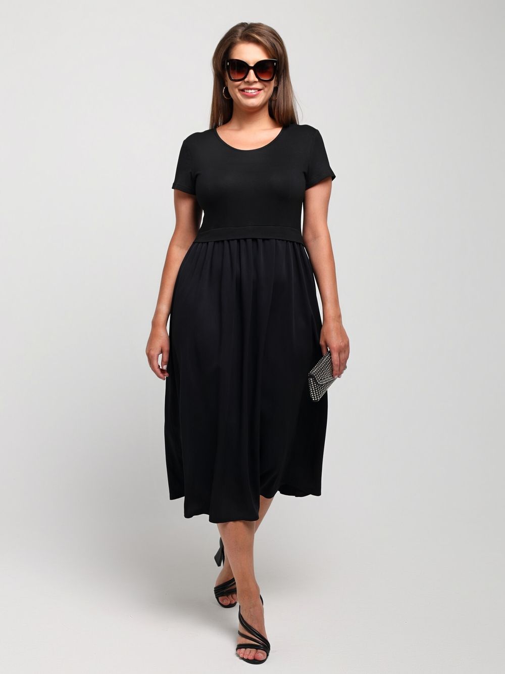 Платье Женственность Виотекс ЧЁРНЫЙ