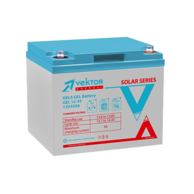 Аккумулятор  VEKTOR ENERGY GEL 12-45