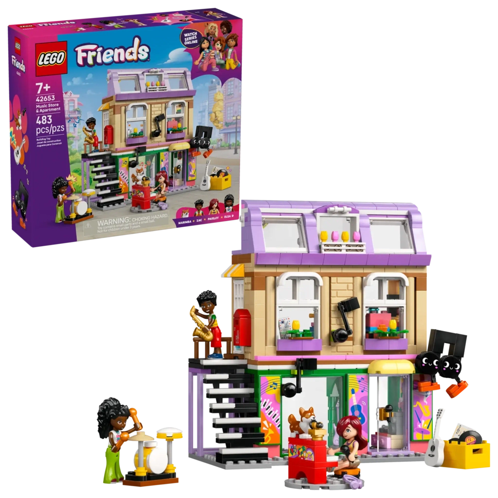 Конструктор LEGO Friends 42653 Музыкальный магазин и апартаменты