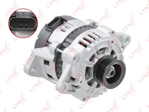 Генератор Chevrolet Aveo T200 Lacetti 85А (LYNXauto)