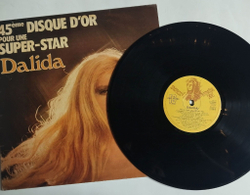 Винтажная виниловая пластинка LP Dalida 45Eme Disque DOr Pour Une Super Star (France 1977)