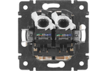 Розетка информационная RJ45 категория 5e UTP 2 выхода Legrand Valena (белый) арт 774231 (3шт)