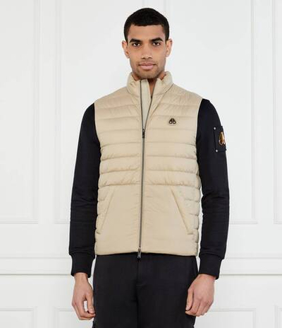 Пуховая безрукавка Moose Knuckles - бежевый(M15MV456)