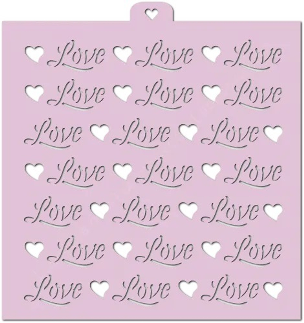 Трафарет "Love №5"