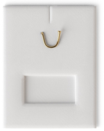 Вкладыш 08/наклонный/для подвески/крючок/окошко для бирки/прорезь для нитки