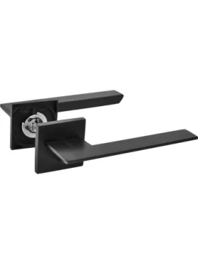 Дверная ручка PUERTO Латте, серия SLIM, черный INAL 543-03 slim B