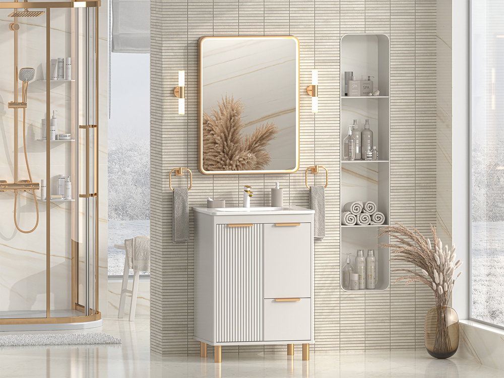 Тумба под раковину Brevita Risacca Crema 60