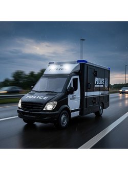 Машинка Полиция со светом и звуком цвет черный (RJ5501D)