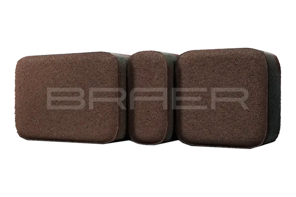 Тротуарная плитка Braer Классико, Коричневый, 60 мм