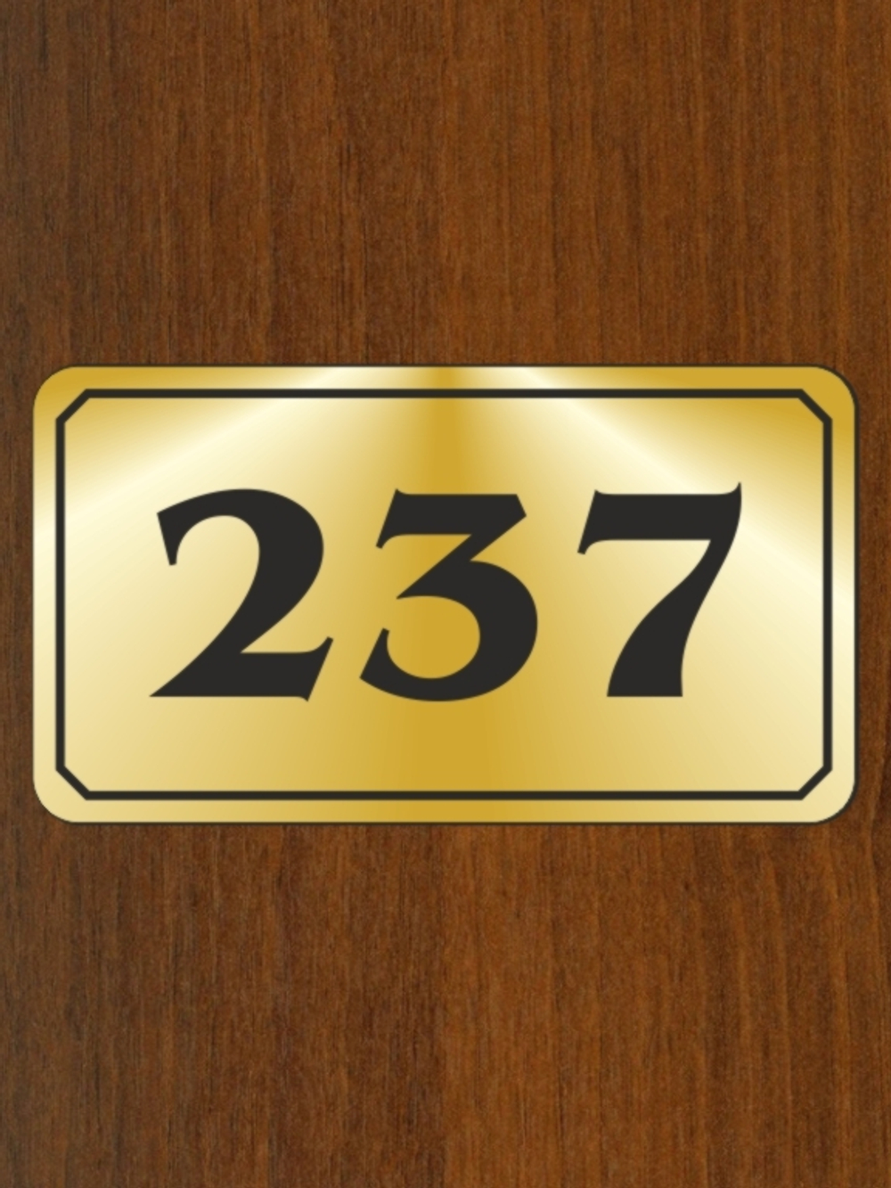 номерок пластик на дверь