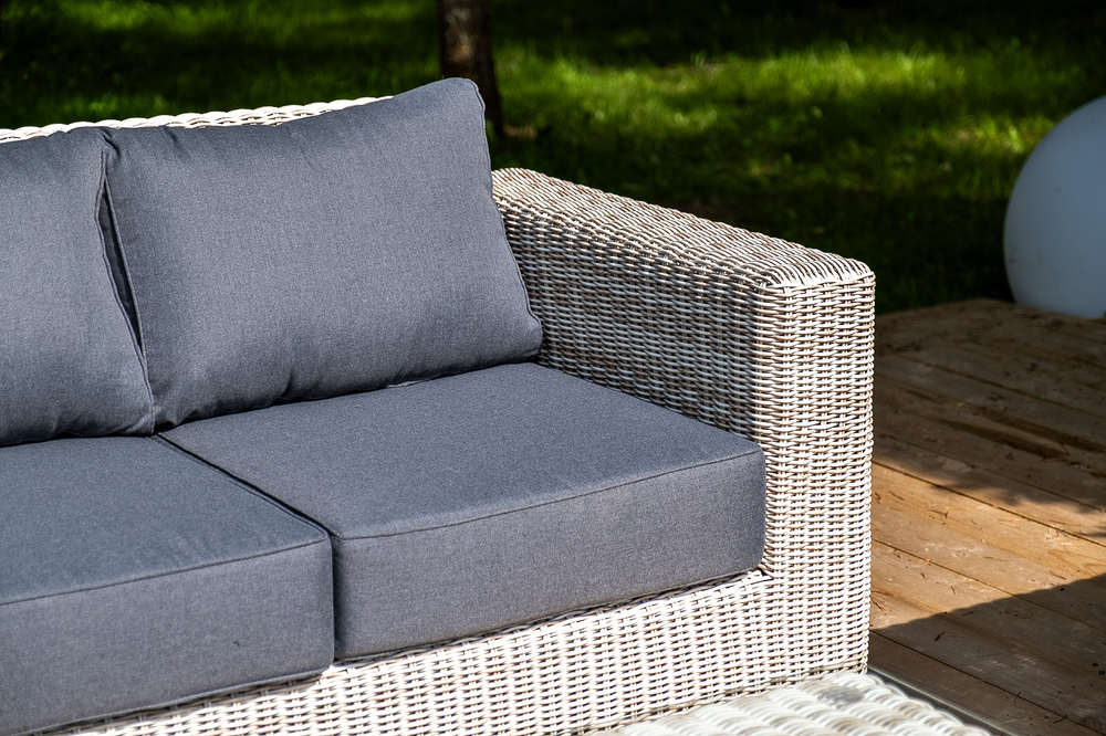 "Боно" лаунж-зона из искусственного ротанга, цвет бежевый