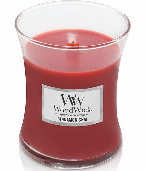 Чай с корицей, ароматическая свеча, WoodWick