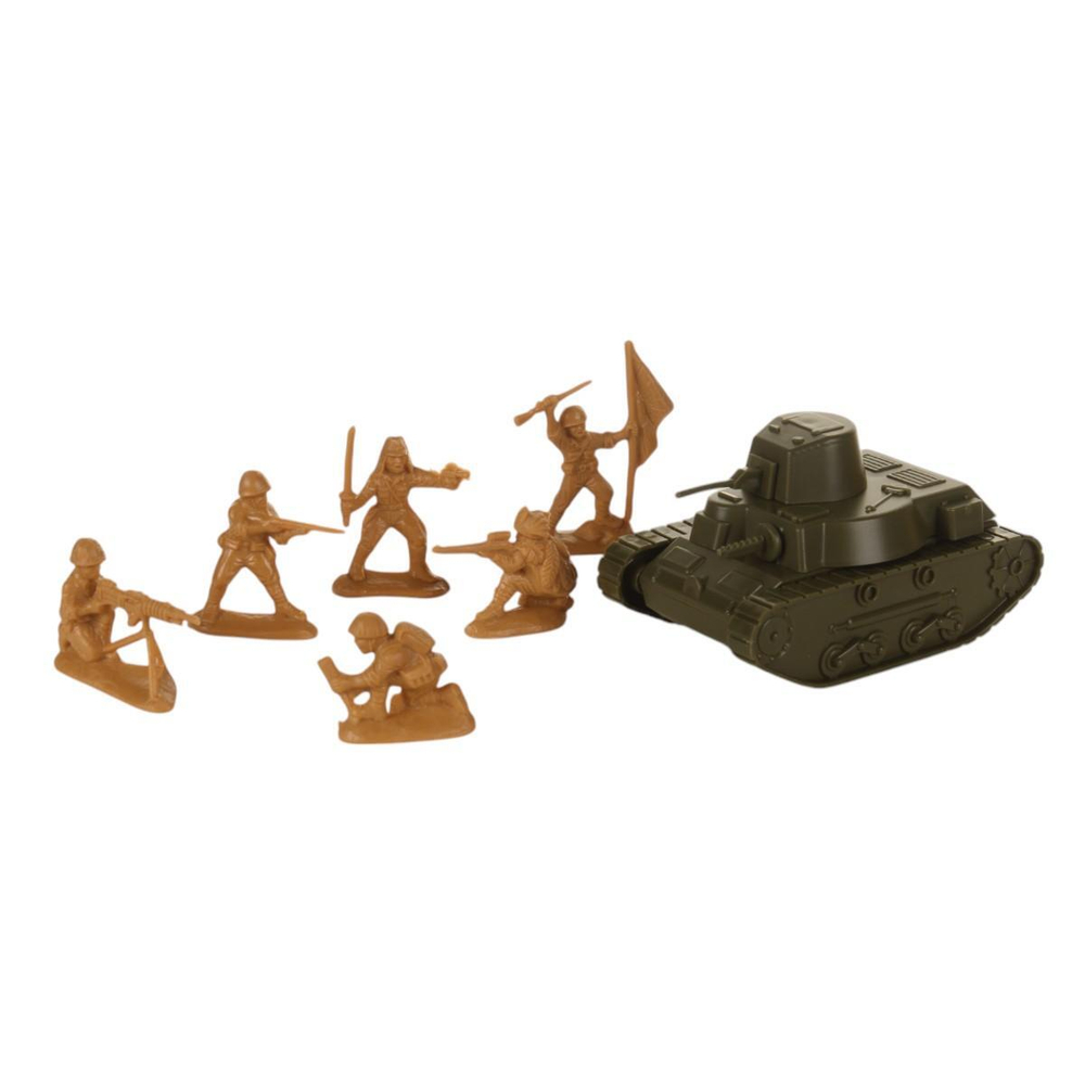 Набор солдатиков "Самураи" Для масштабных моделей (Форма)