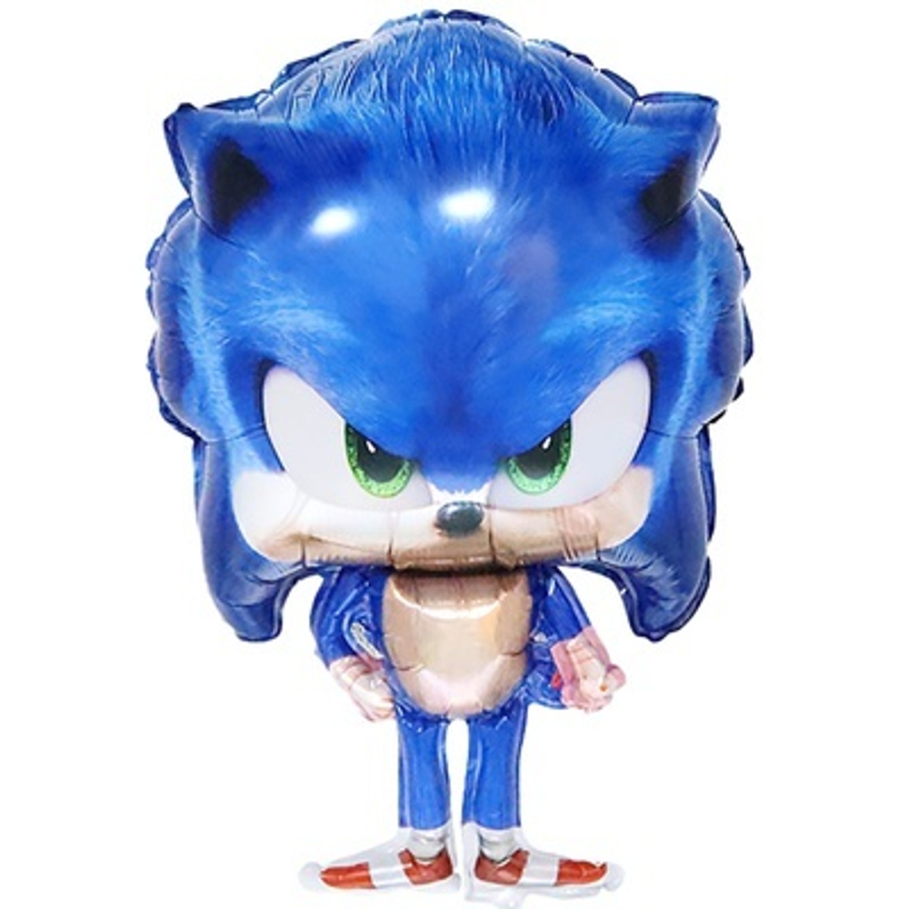 К ФИГУРА Ежик Аниме синий злой