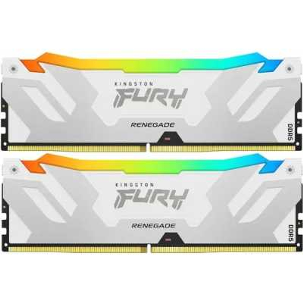 Оперативная память Kingston Fury Renegade Silver/White RGB XMP KF576C38RWAK2-32