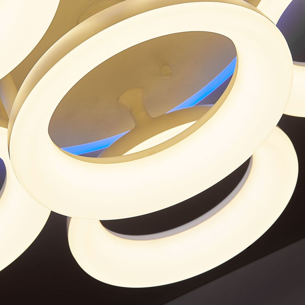 Citilux Паркер Смарт CL225A160E RGB Умная люстра Белая