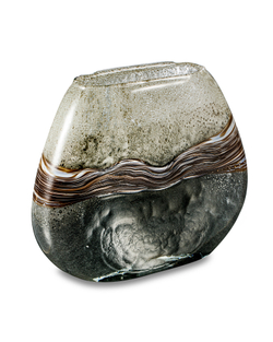 Ваза стеклянная 23х6.5х19см Rasteli Поток