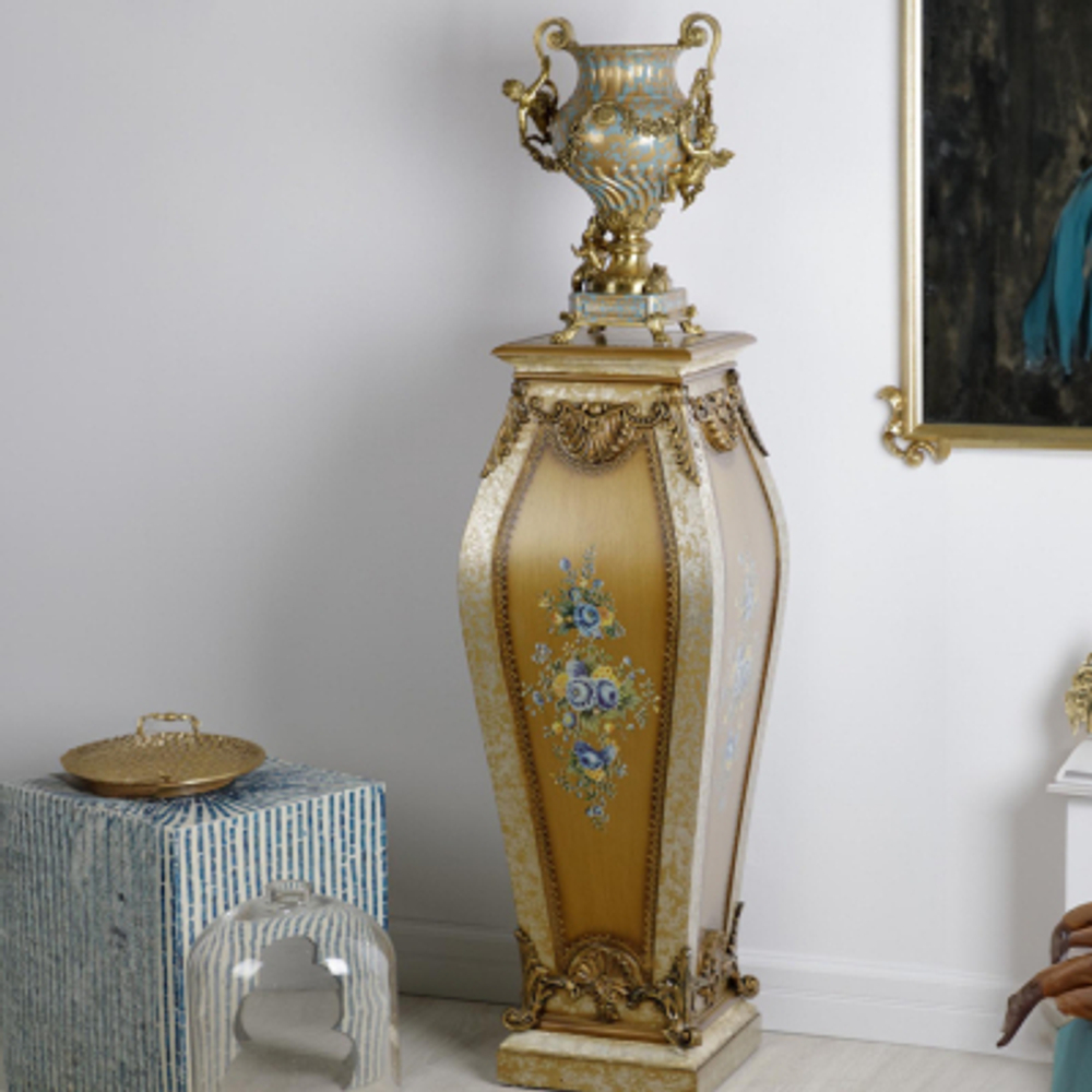 Ваза с ангелами Glasar 33x23x47 см
