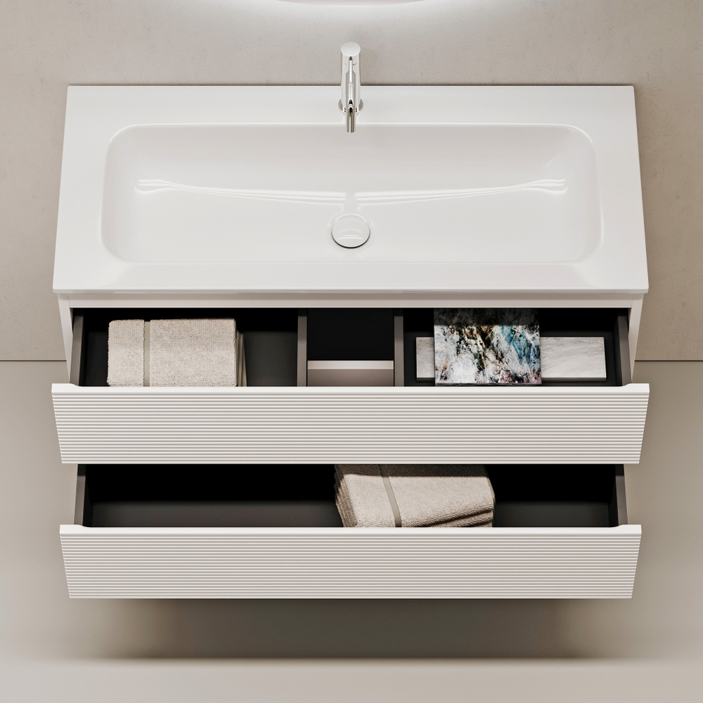 Тумба с раковиной Sancos Folk 120 см FL120W bianco