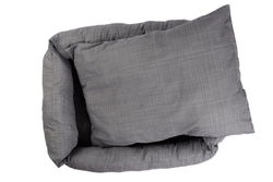 Моськи-Авоськи Лежанка СКАЗКА поплин ЛАВАНДА/СЕРЫЙ M 58х46х16