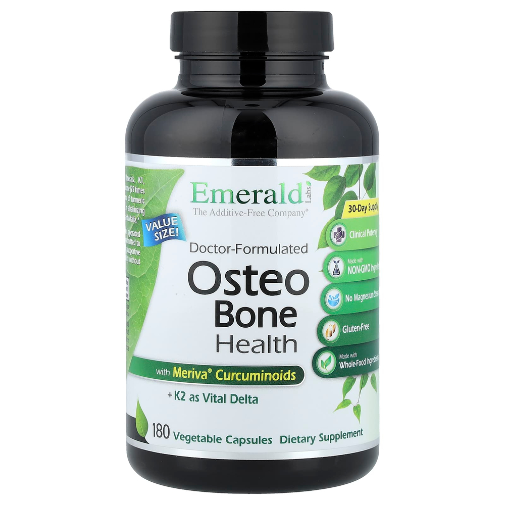 Emerald Laboratories, Osteo Bone Health, 180 растительных капсул