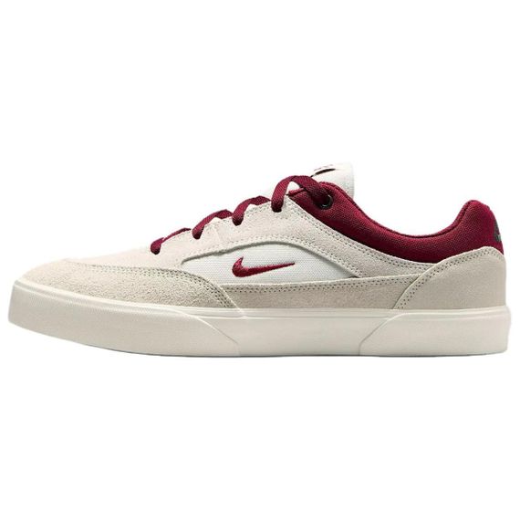 NIKE SB MALOR Кроссовки для скейтбординга, низкие, бежево-красные, унисекс