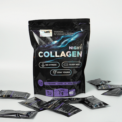 Ночной гидролизированный коллаген для спокойного сна ProLIFEandSKIN