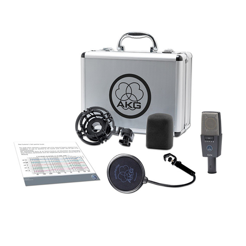 AKG C414XLS микрофон конденсаторный оптимизированный для озвучивания и записи инструментов