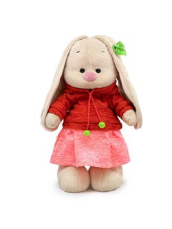 Мягкая игрушка Зайка Ми в худи и юбке 25 см