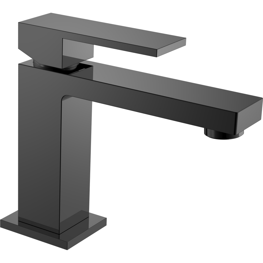 Смеситель для раковины Boheme Qubic 471-SGM shinny gun metal