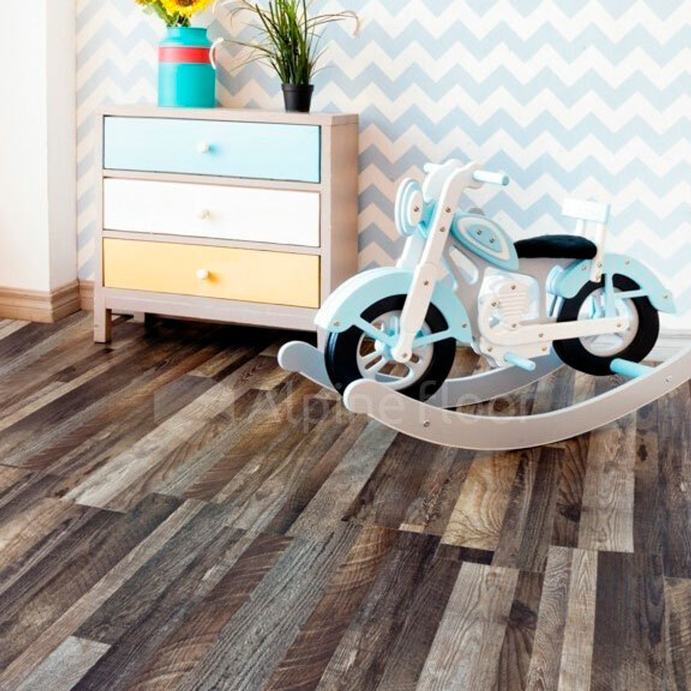 Кварцвиниловая плитка Alpine Floor Easy Line ECO 3-11 Орех состаренный