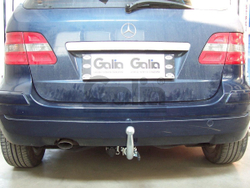Оцинкованный фаркоп на Mercedes A-Class w169 2004-2012, Mercedes B-Class w245 2005-2011 (без электрики), Galia M113C