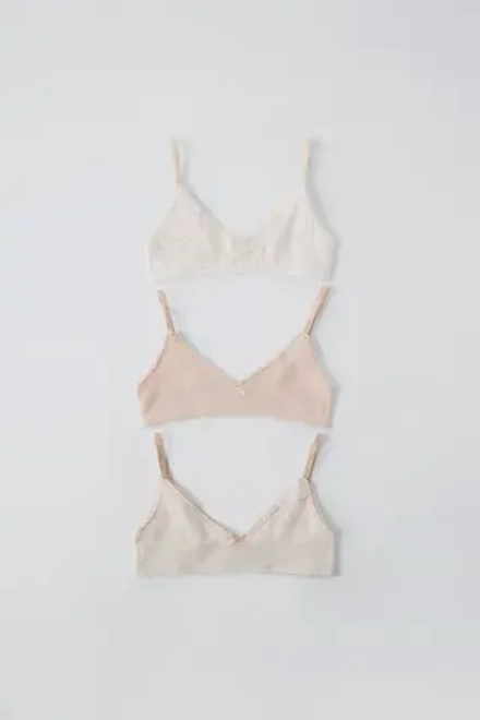 ZARA НАБОР ИЗ ТРЕХ ТОПОВ С ПРИНТОМ, РЫЖЕВАТО-КОРИЧНЕВЫЙ