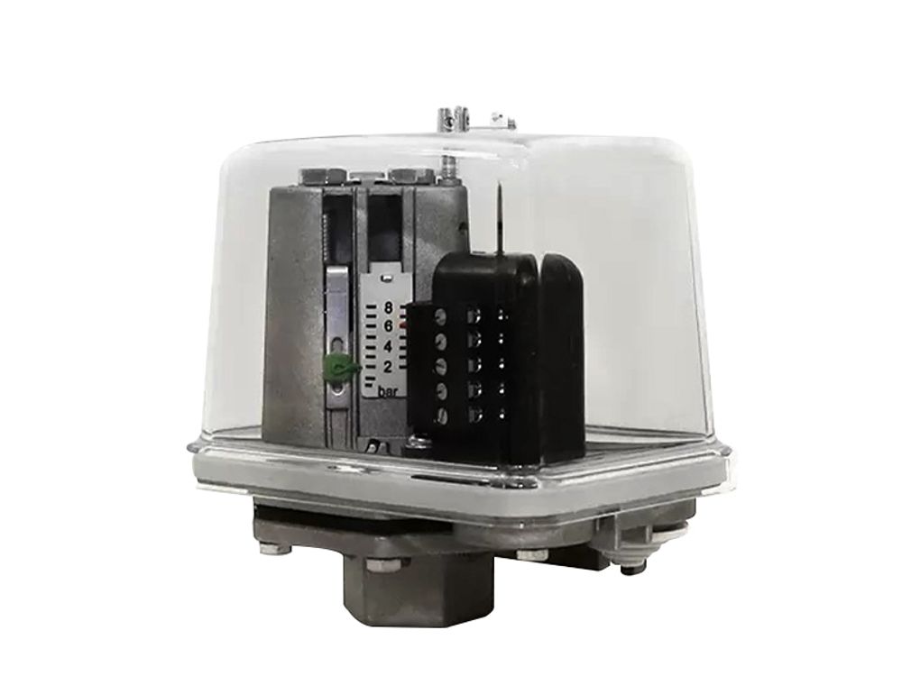 Реле давления воды для насоса 0,5-8 бар 220В до 0.55 кВт G3/8&quot; алюминиевый фланец Сondor MDR FF4 8 DAH