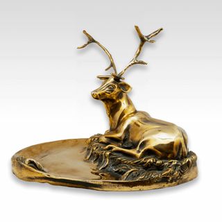 Блюдо овальное "Олень"