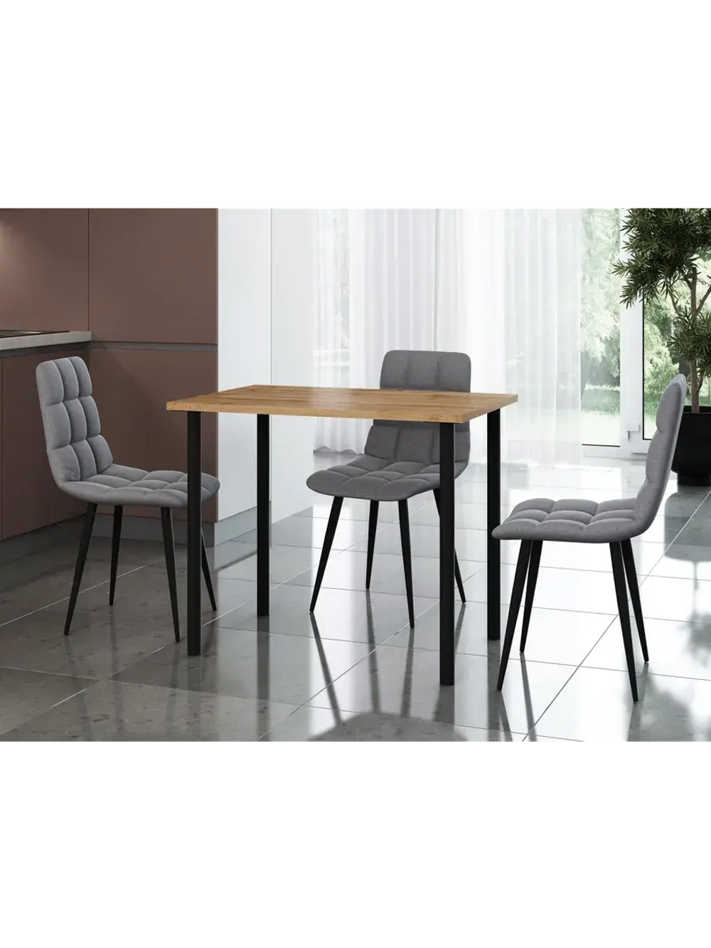 стол Милтон 90х60х75 см