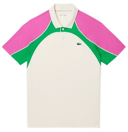 Теннисное поло Lacoste Ultra Dry Colorblock Tennis