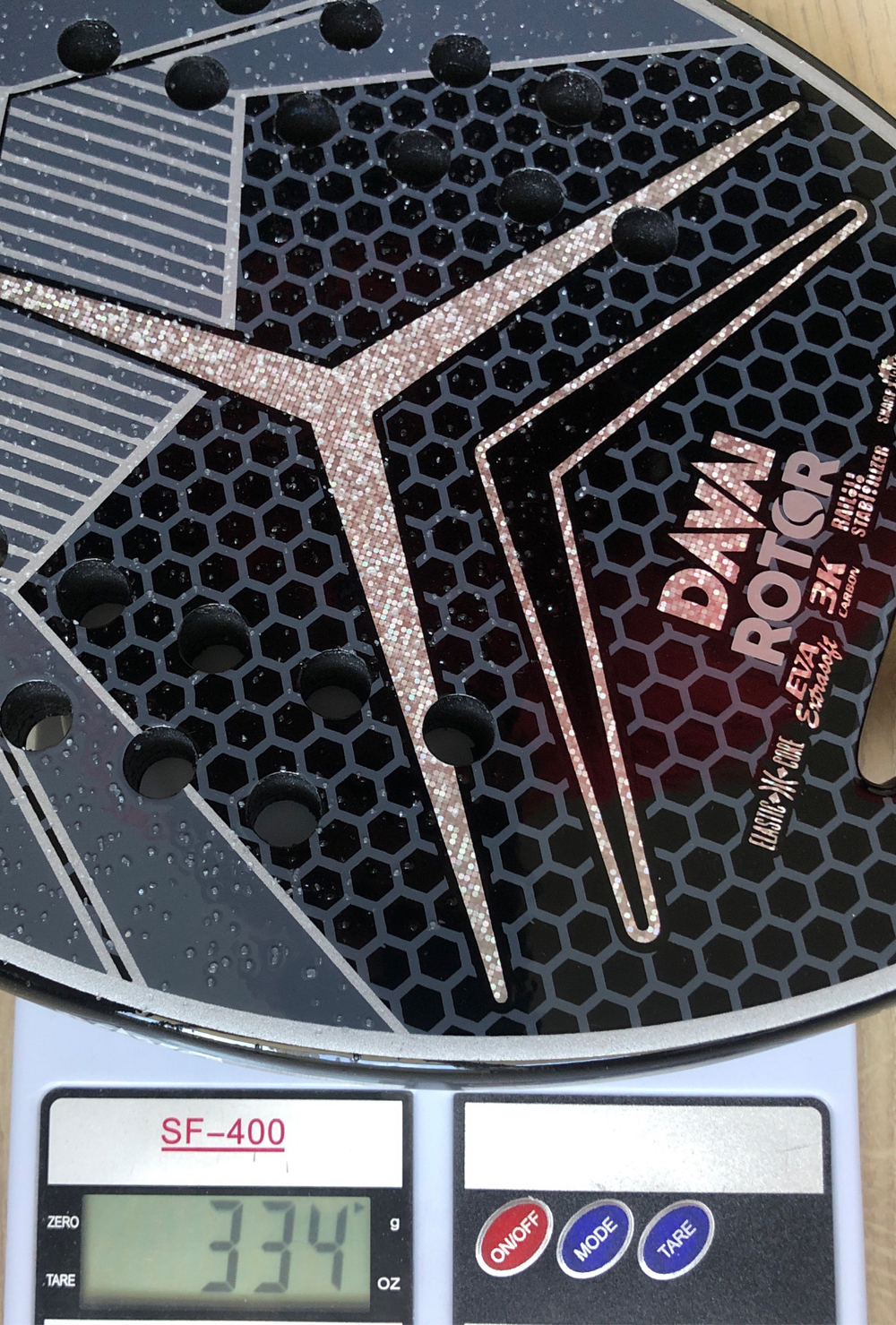 Ракетка Davai 2.5 Rakkettone с нанесением «Rotor»