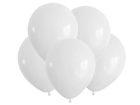 Шар 5" Белый пастель/ White шаринг